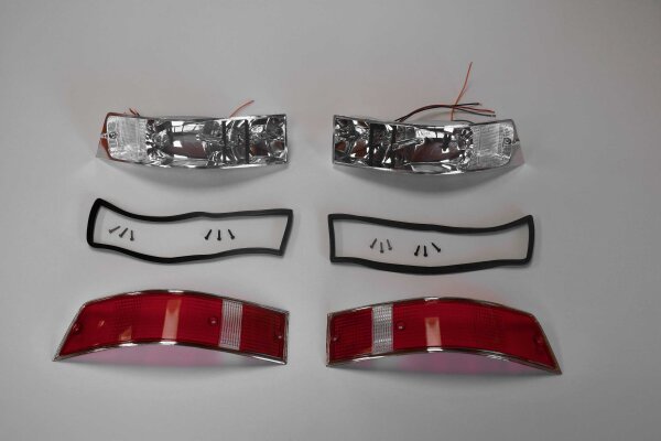 Uzooka Pair Of Chrome Tail Lights For 2007-2009 Nissan Sentra 2.0L – Left & Right With Bulbs, DOT/SAE