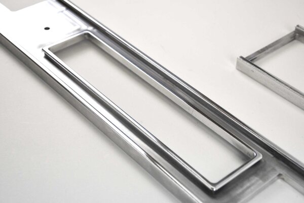 Armaturenbrett Zierleisten-Kit "Singer Style" für Porsche 964 mit DIN Radioschacht - poliert