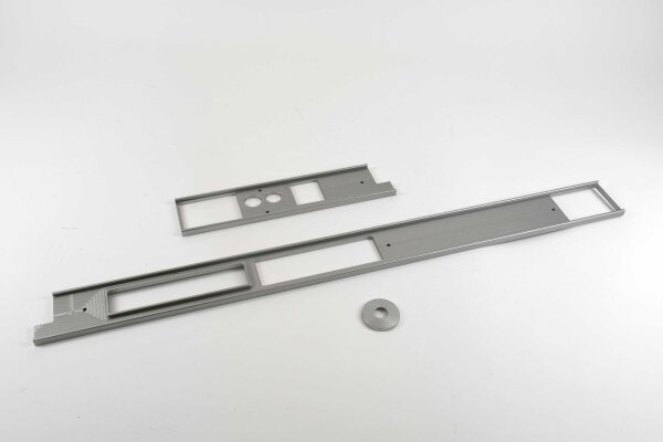 Dash trim kit "Singer Style" for Porsche 964 with DIN radio slot - clear anodized