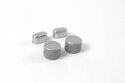 Climate control knob-kit for dash trim "Singer Style" for Porsche 964 - clear anodized