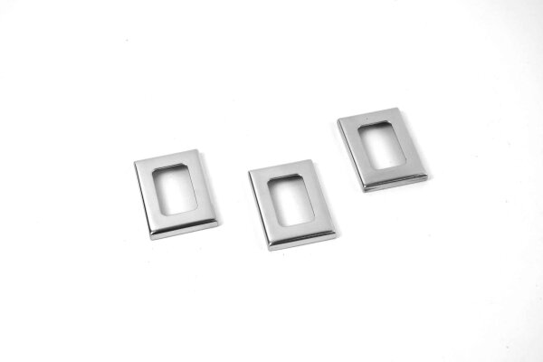 Window regulator switch trim kit for Porsche 911 / 964 - polished