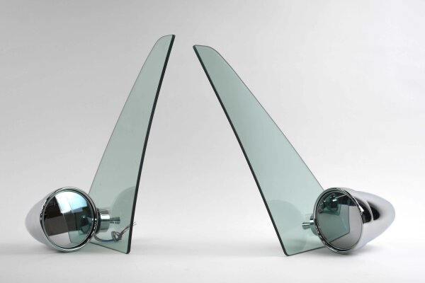 Electrical "Singer Style" mirrors for triangular windows for 911 / 964 / 993