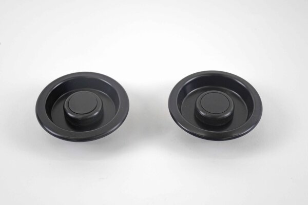 Door Lock Kit for Porsche 911 / 964 / 993 / 928, made of aluminum - black anodized