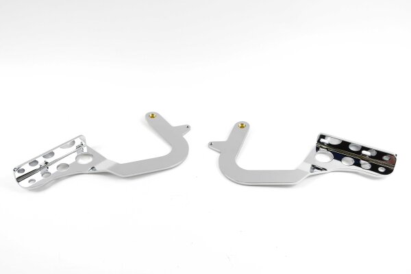 Engine lid hinges "Singer Style" 964 / 993 - chrome plated