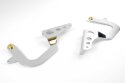 Engine lid hinges "Singer Style" 964 / 993 - chrome plated