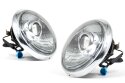 LED Scheinwerfer (Single Beam) f&uuml;r Porsche 911 / 964 - Chrom (Glas mit flachem Profil - klar)